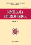 Oratio pro domo sua. A Few Remarks on the Science of Legal History in Poland Cover Image