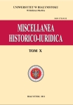 Oratio pro domo sua. A Few Remarks on the Science of Legal History in Poland Cover Image