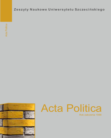 LAW AND JUSTICE PARTY (PRAWO I SPRAWIEDLIWOŚĆ) ON THE POLITICAL SCENE OF WEST POMERANIA IN THE YEARS 2005–2007 Cover Image