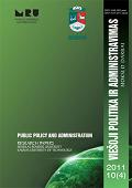 Enlargement of Efficiency of Qualification Improvement System in the Local Government System in the Republic of Lithuania Cover Image