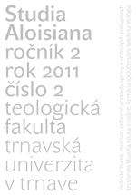 Research  of  Marriage Separation  in  Bratislava-Trnava  Archdiocese in 1998 – 2007 Cover Image