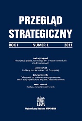 FROM THE EU STRATEGY FOR AFRICA TO THE STRATEGIC PARTNERSHIP WITH AFRICA – DILEMMAS CONCERNING REAL VISION OF COOPERATION FOR PEACE Cover Image