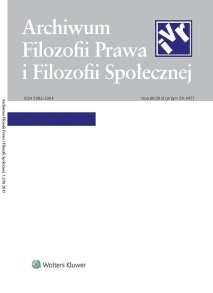 Scientific and Didactic Activity of Department of Theory and Philosophy of Law and State, University of Gdańsk, from 2005 to 2011 Cover Image