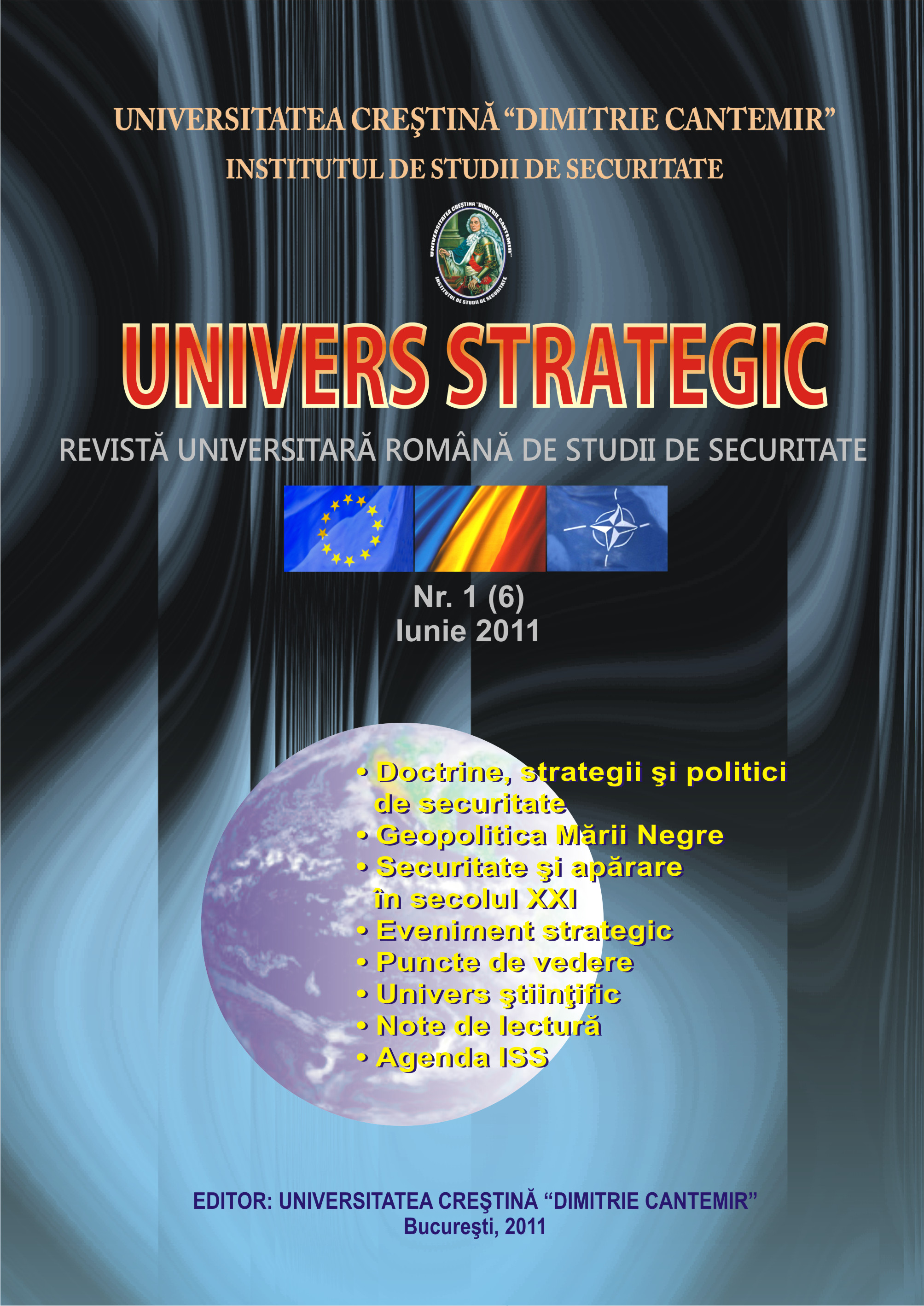 CORIDORUL  STRATEGIC ENERGETIC ÎN GEOPOLITICA ŞI GEOSTRATEGIA  SPAŢIULUI  EURO-ASIATIC