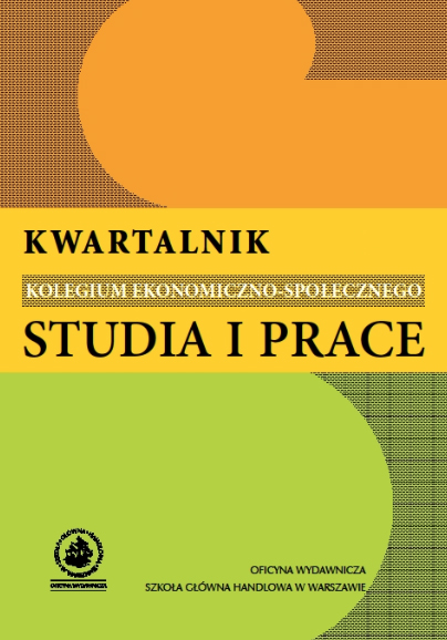 Unemployment of women in Łódź voivodeship between 2004 and 2010 Cover Image