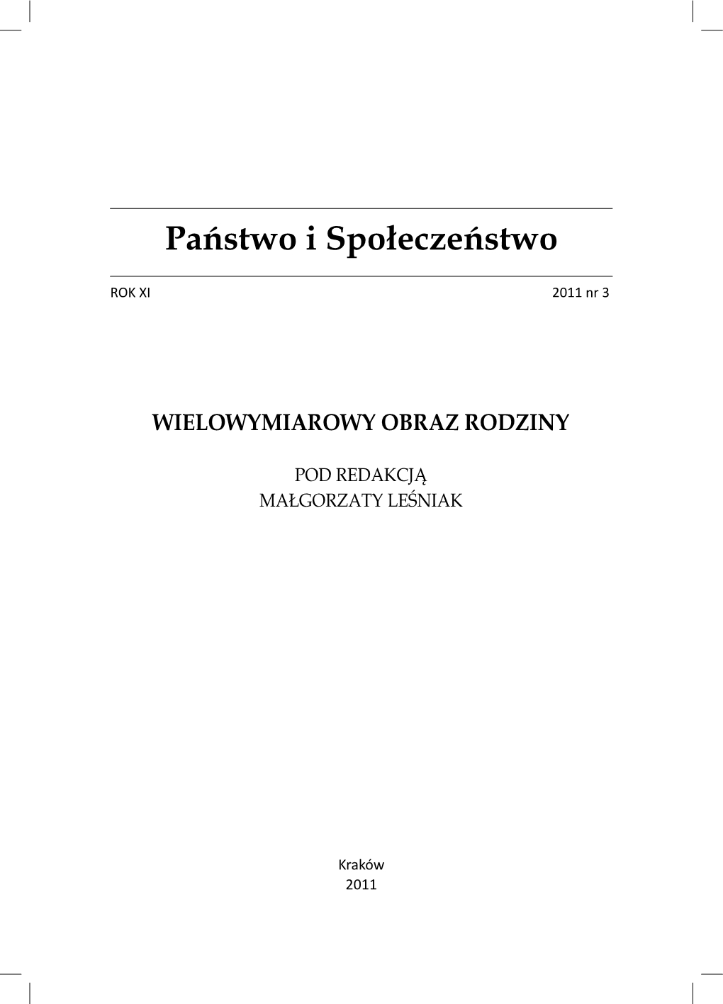 Konflikt pokoleń w rodzinach dorastającej młodzieży