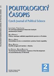 Consolidation of Left in the Czech Party System: Internal Relations and Processes Cover Image