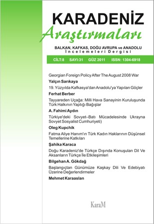 19. Yüzyılda Kafkasya’dan Anadolu’ya Yapılan Göçler Cover Image