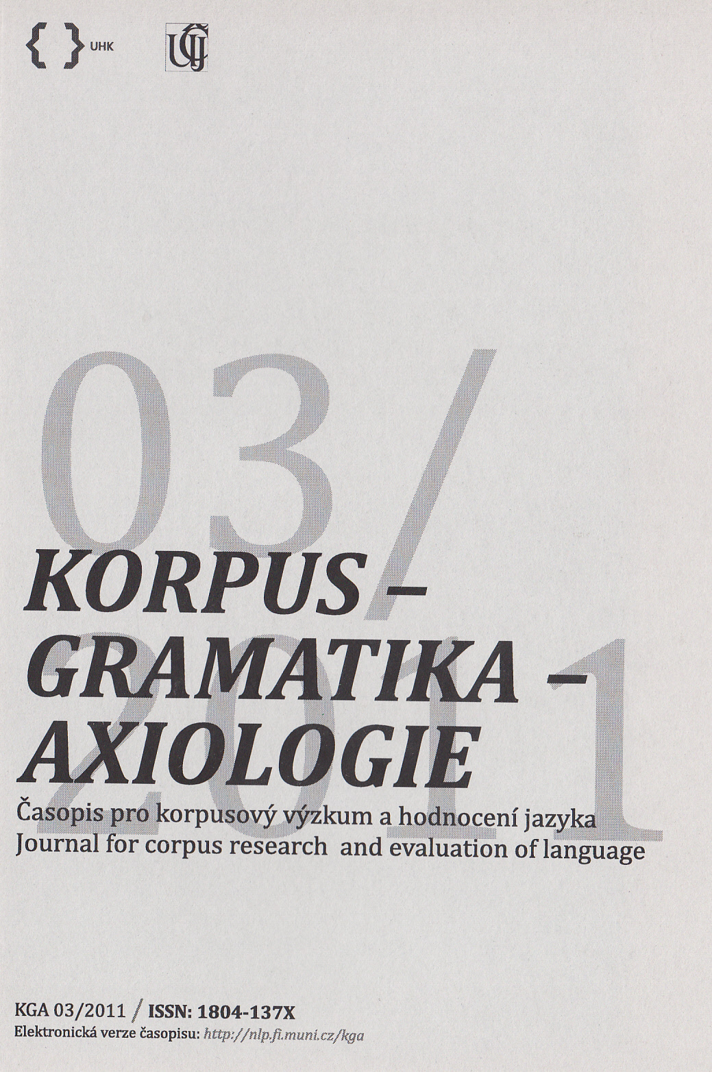 Context analysis and a system of parts of speech Cover Image