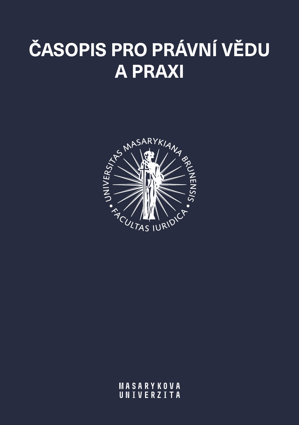 Zpráva o konferenci „Právo a jeho prostredie“ Cover Image