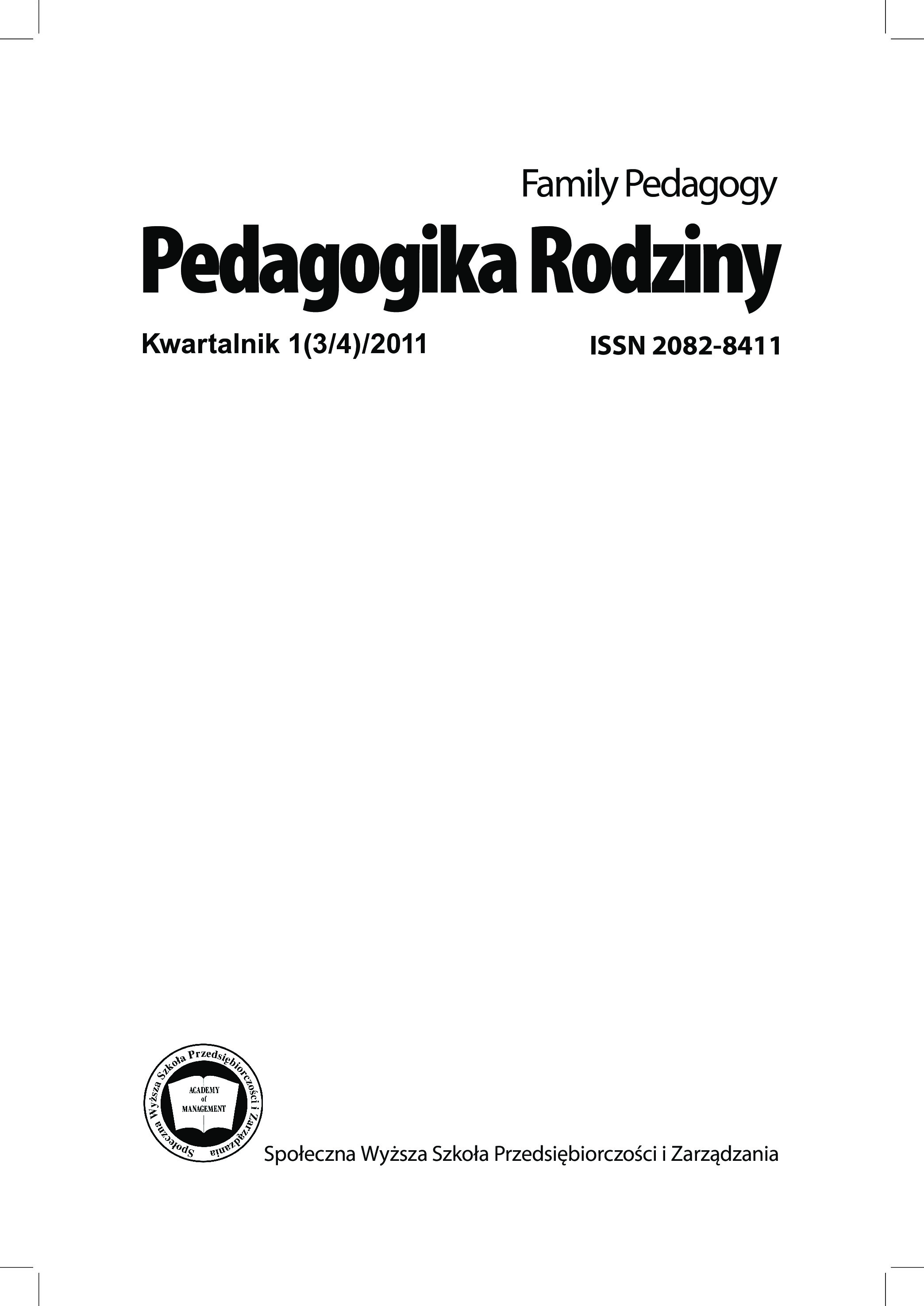 Społeczno-demograﬁcznedeterminantysystemu nagradzania dzieci w wieku wczesnoszkolnym  w środowisku rodzinnym