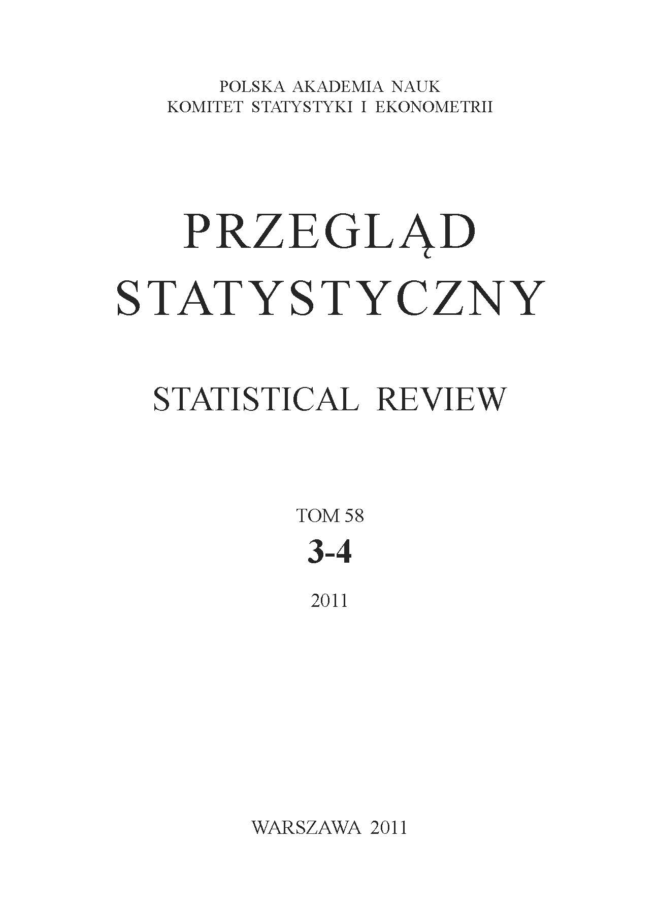 Losy Przeglądu Statystycznego Cover Image