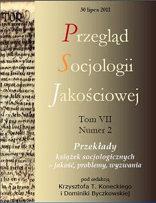Editorial: Przekłady książek socjologicznych – jakość, problemy, wyzwania...  Cover Image