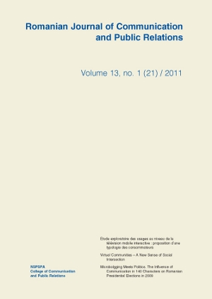 Microblogging Meets Politics. The Influence of Communication in 140 Characters on Romanian Presidential Elections in 2009 Cover Image