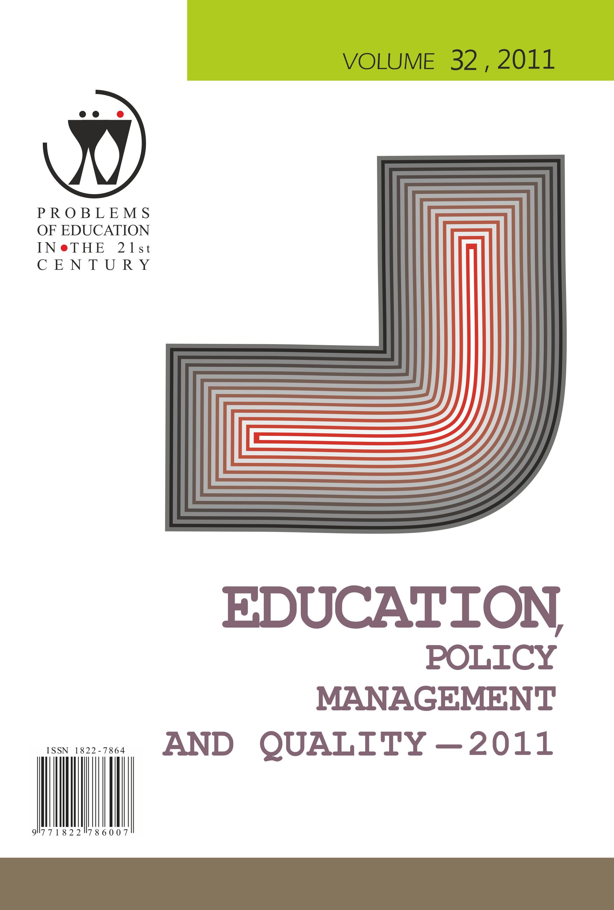 CURRENT ISSUES OF TEACHER TRAINING IN ALBANIA Cover Image