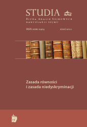 Selected aspects of anti-discrimination policy in Poland. Cover Image