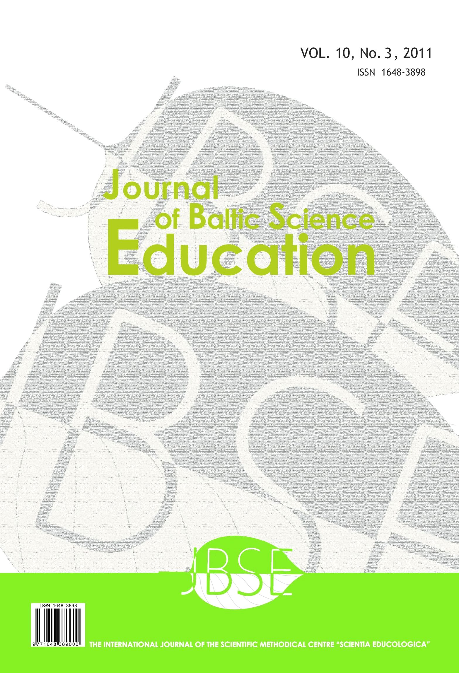 DEVELOPMENT AND APPLICATION OF A TWO-TIER DIAGNOSTIC TEST TO ASSESS SECONDARY STUDENTS’ UNDERSTANDING OF CHEMICAL EQUILIBRIUM CONCEPTS Cover Image