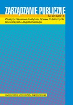 Evaluation of the level of institutional development of office – experience of the local government of Częstochowa Cover Image