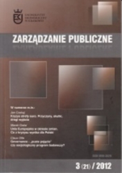 Selected institutions of the Polish civil service in the years 1996–2009. A comparative approach Cover Image