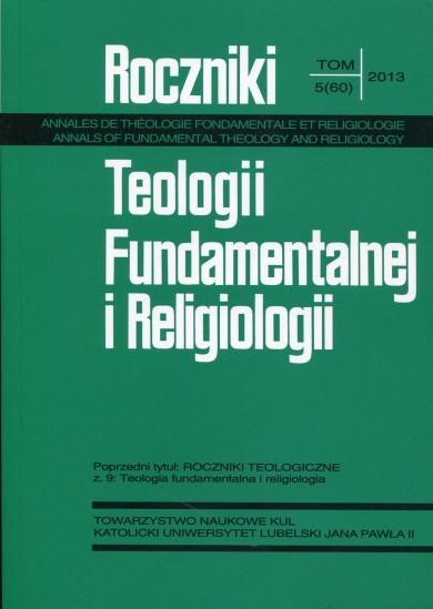 INTERRELIGIOUS DIALOGUE AS A “LIFE NECESSITY” IN THE TEACHING OF BENEDICKT XVI  Cover Image