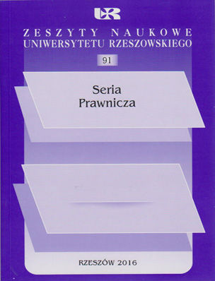THE SENATOR'S OATH OF OFFICE IN THE POLISH LEGAL ORDER Cover Image