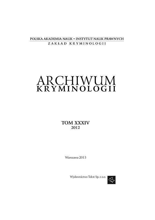 Analysis of proceedings in criminal courts and in juvenile courts in selected cases of criminal deeds committed by perpetrators between15 and17 years  Cover Image