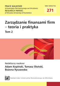 Family business financial structure analysis of the Łódź region companies Cover Image