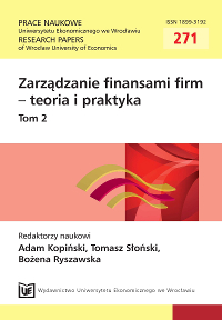 Financial and non-financial factors of family enterprise development in the Łódź region Cover Image