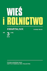 Change of matrimonial behaviours in urban and rural areas of Poland in 1990–2009 Cover Image