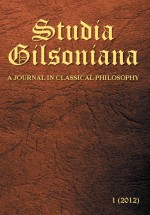 A Change in “Tone” in Gilson’s Notion of Christian Philosophy Cover Image