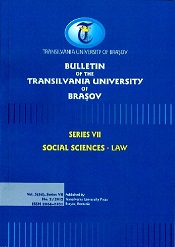 Characteristics of Economic Life in the Olt Country from middle Ages to Early XXth Century. Elements of Economic Sociology Cover Image