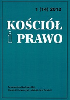 The Public Church Law. Selection of sources, ed. Mirosław Sitarz, Michał Grochowina, Mariola Lewicka, Agnieszka Romanko, Piotr Wierzbicki, Lublin 2012 Cover Image
