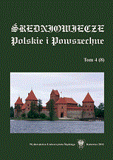 When was prince Bolko II born? A reason for the research on the issue of obtaining the legal age by Silesian princes at the end of the 13th and in the Cover Image