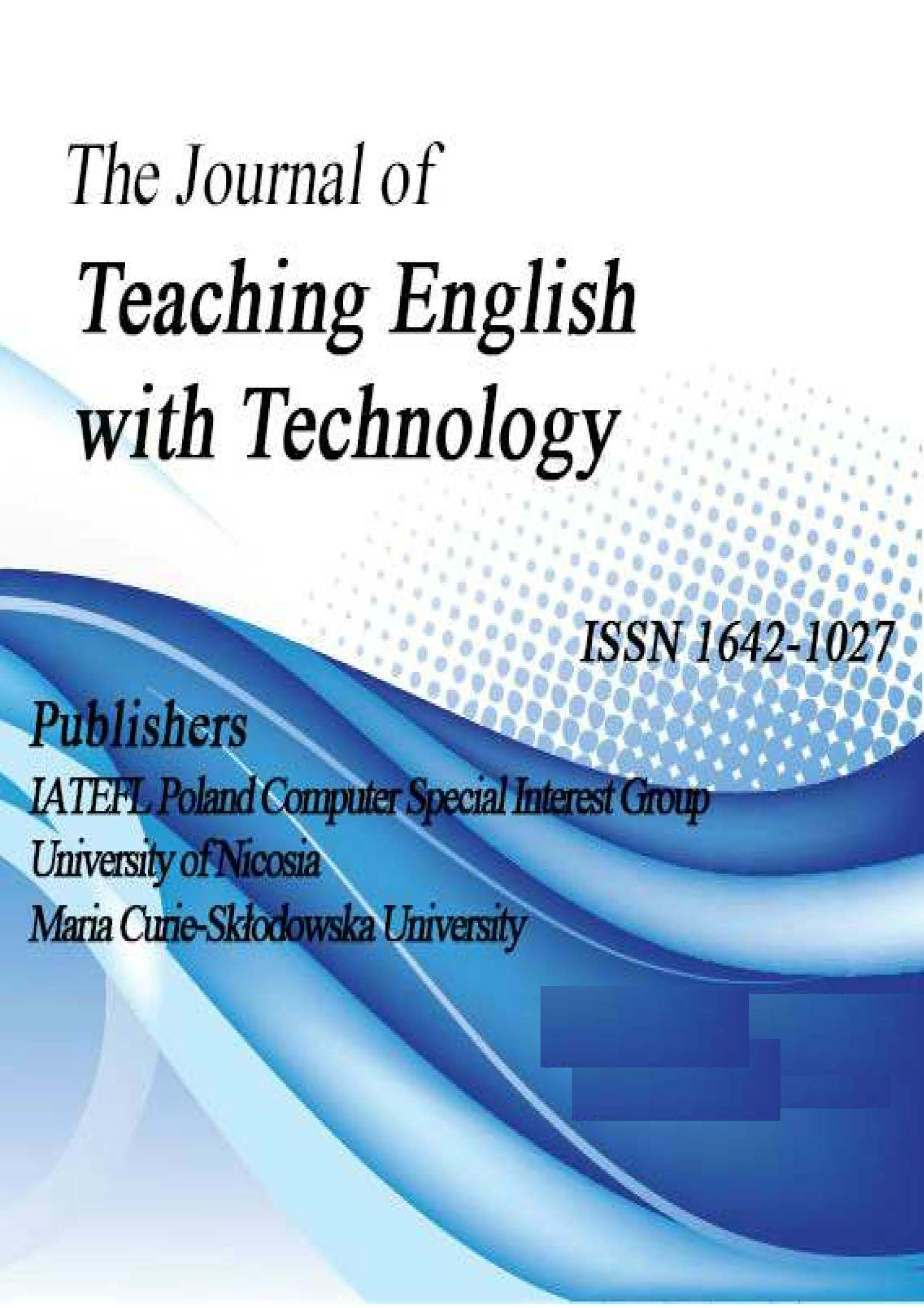 USING TAILOR-MADE YOUTUBE VIDEOS AS A PRETEACHING STRATEGY FOR ENGLISH LANGUAGE LEARNERS IN MOROCCO: TOWARDS A HYBRID LANGUAGE LEARNING COURSE Cover Image