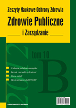 Influence of hospital staffing and selected organisational circumstances on the death rate of patients treated in Polish hospitals participating in th Cover Image