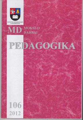 The employers’ point of view towards participation in the process of pre-vocational training of pupils with special educational needs Cover Image