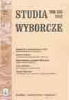 THE REGULATION OF WOMEN'S REPRESENTATION IN COLLECTIVE BODIES OF POWER IN POLAND IN THE CONTEXT OF THE RESULTS OF PARLIAMENTARY ELECTIONS IN 2011 Cover Image