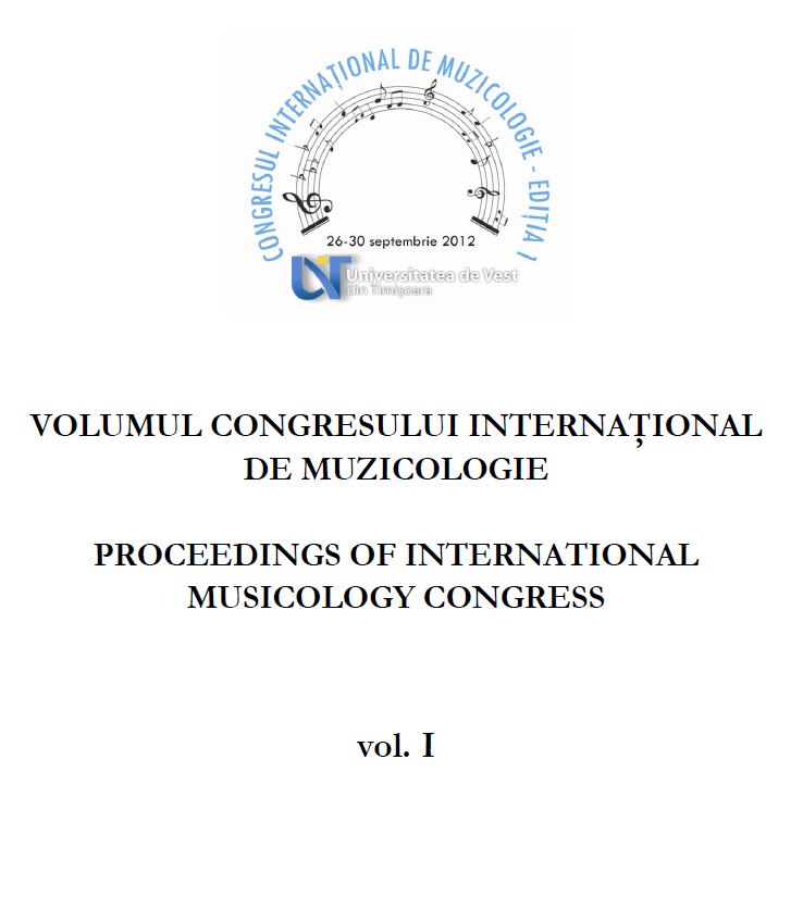 EXPRESII MODALE FOLCLORICE ÎN INTERPRETAREA
MODELELOR MELODICE BISERICEŞTI DIN BANAT Cover Image