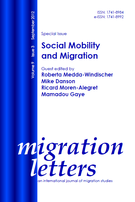 The impact of informal networks on labour mobility: Immigrants’ first job in Spain Cover Image