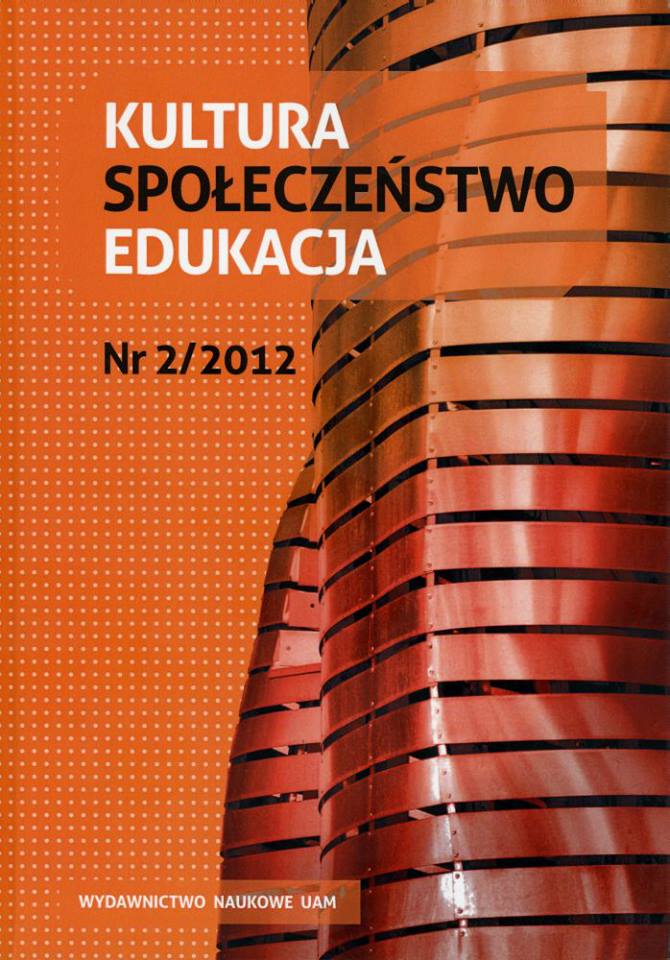 Report on the conference  „Dziecko, młodzież, rodzina
jako adresaci pomocy psychopedagogicznej i socjalnej”, Poznań, 23th of October
2012 Cover Image