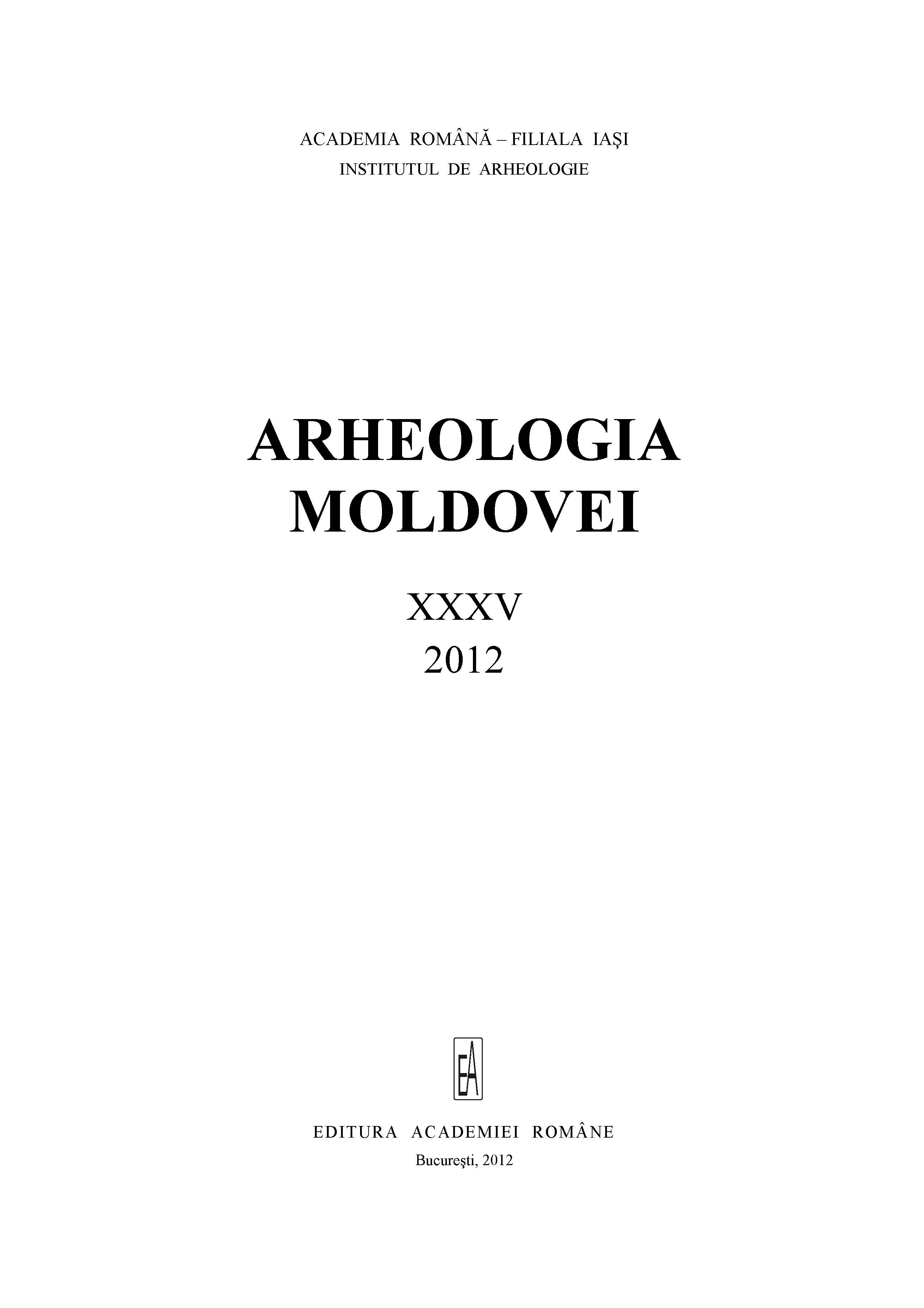 The brief analysis of a certain type of cult artifacts discovered in establishments belonging to the Precucuteni - Cucuteni cultural complex Cover Image