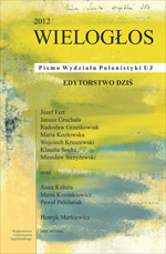 Advocatus hermeneuticae. On Paweł Dybel’s Oblicza hermeneutyki (Faces of Hermeneutics) Cover Image