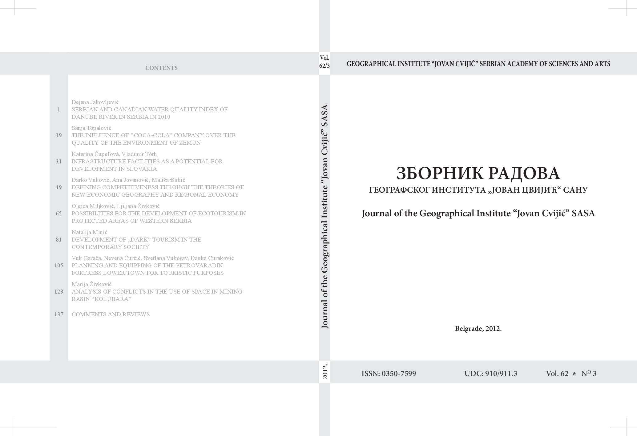 Development of „Dark“ Tourism in the Contemporary Society Cover Image