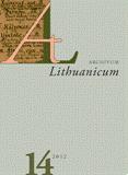 Jokūbo Brodovskio žodyno papildymai: kitakilmių žodžių grupė iš Belemnono žodyno (1728)