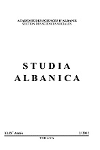 L ’identité nationale et la création de l ’État albanais sur la dimension européenne