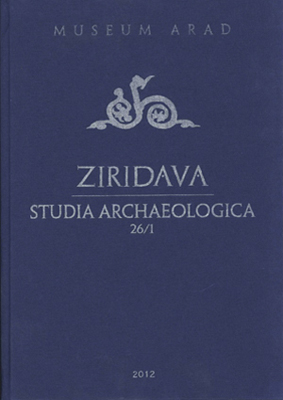 Late Bronze Age Metal Artifacts Discovered in Şagu,
Site “A1_1”, Arad – Timişoara Highway
(km 0+19.900 –0+20.620) Cover Image