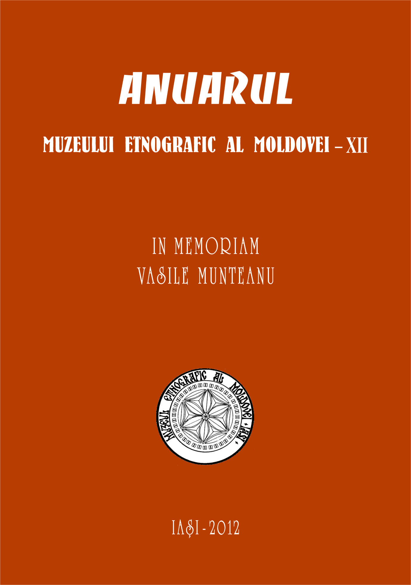 „Anuarul Arhivei de Folklor” Cover Image