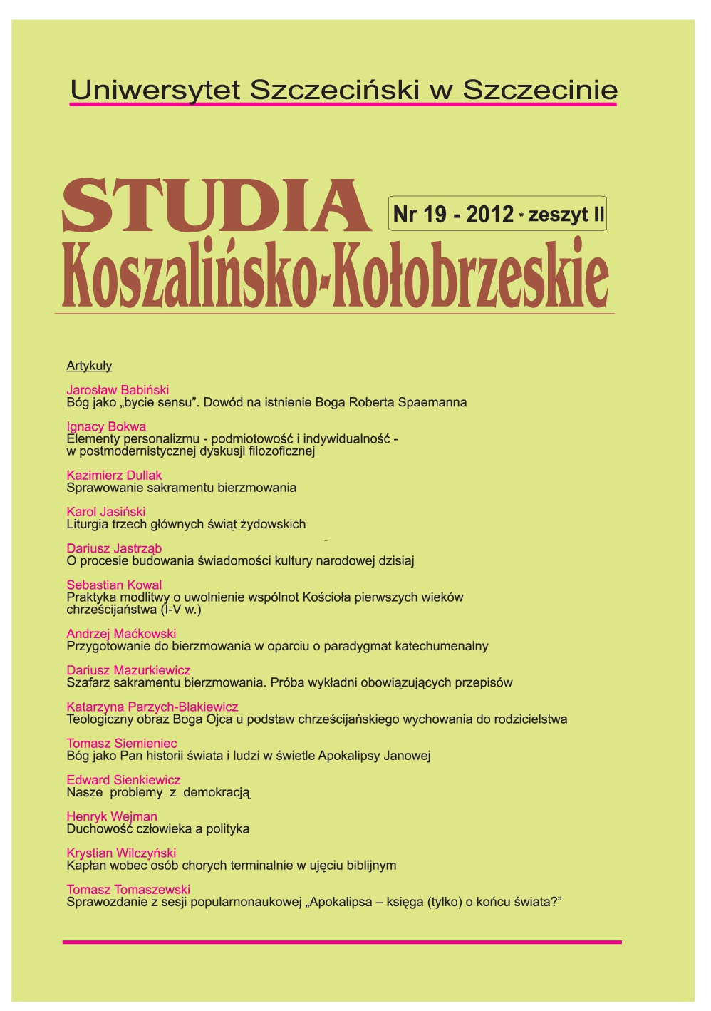 Duchowość człowieka a polityka