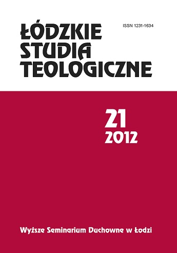 Wyobrażenia Boga – Ojca na ikonograficznych przedstawieniach Trójcy Świętej typu staro- i nowotestamentowego w kontekście dogmatu trynitarnego