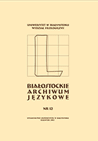 The role of rationality in shaping the poetic vision of the world (exemplified by the modeling of the meaning of fern in Young Poland’s texts) Cover Image